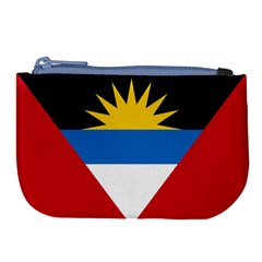 Flag Of Antigua & Barbuda Large Coin Purse by abbeyz71