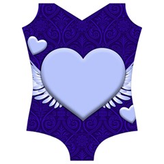 Background Texture Heart Wings Princess Tank Leotard  by Sapixe