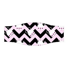 Pink Teapot Chevron Stretchable Headband by snowwhitegirl