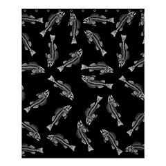 Vintage Fish Skeleton Pattern  Shower Curtain 60  X 72  (medium) 