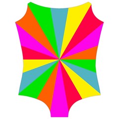 Neon Rainbow Burst Camisole Leotard  by PodArtist