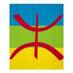 Berber Ethnic Flag Shower Curtain 60  X 72  (medium)  by abbeyz71