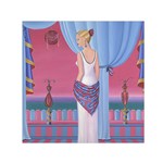 Palm Beach Perfume Art Collection Small Satin Scarf (Square)