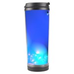 Love In Action, Pink, Purple, Blue Heartbeat Travel Tumbler