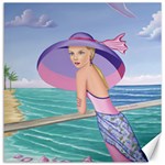 Palm Beach Purple, Fine Art Printed Product, Wearable art, Sharon Tatem Fashion,Apparel and Products Canvas 12  x 12 