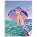 Palm Beach Purple, Fine Art Printed Product, Wearable art, Sharon Tatem Fashion,Apparel and Products Canvas 12  x 16 