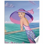 Palm Beach Purple, Fine Art Printed Product, Wearable art, Sharon Tatem Fashion,Apparel and Products Canvas 16  x 20 