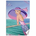 Palm Beach Purple, Fine Art Printed Product, Wearable art, Sharon Tatem Fashion,Apparel and Products Canvas 20  x 30 