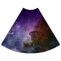 Carina Nebula Ngc 3372 The Grand Nebula Pink Purple And Blue With Shiny Stars Astronomy Flared Maxi Skirt by genx