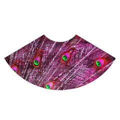 Peacock Feathers Color Plumage A-line Skirt by Wegoenart