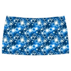 Star Hexagon Blue Deep Blue Light Classic Midi Skirt by Pakrebo