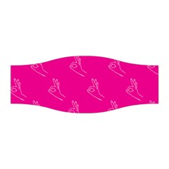 A-ok Perfect Handsign Maga Pro-trump Patriot On Pink Background Stretchable Headband by snek