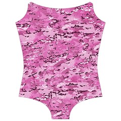 Pink Camouflage Army Military Girl Camisole Leotard  by snek
