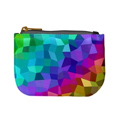 Colorful Multicolored Rainbow Mini Coin Purse by AnjaniArt