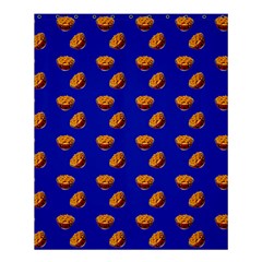 Kawaii Chips Blue Shower Curtain 60  X 72  (medium)  by snowwhitegirl