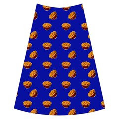 Kawaii Chips Blue Full Length Maxi Skirt by snowwhitegirl