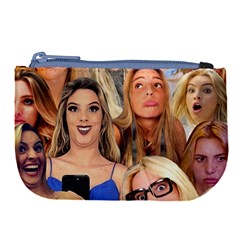 Lele Pons - Funny Faces Large Coin Purse by Valentinaart