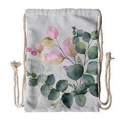 Peony To Be Drawstring Bag (large) by tangdynasty