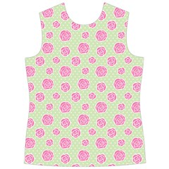 Roses Flowers Pink And Pastel Lime Green Pattern With Retro Dots Women s Lounge Set by genx