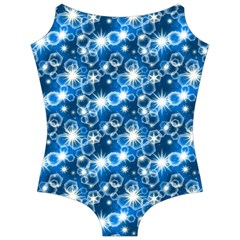 Star Hexagon Blue Deep Blue Light Camisole Leotard  by Pakrebo