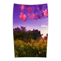 Purple Afternoon Velvet Midi Pencil Skirt by okhismakingart