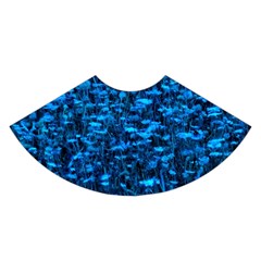 Blue Queen Anne s Lace Hillside A-line Skirt by okhismakingart