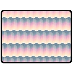 Seamless Pattern Background Block Pink Double Sided Fleece Blanket (large) 