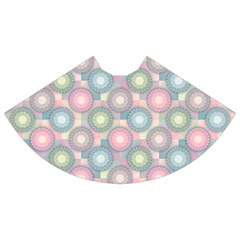 Seamless Pattern Pastels Background Velvet High Waist Skirt by HermanTelo