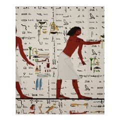 Egyptian Design Men Worker Slaves Shower Curtain 60  X 72  (medium)  by Sapixe