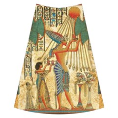 Egyptian Man Sun God Ra Amun Full Length Maxi Skirt by Sapixe