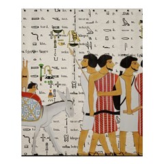 Egyptian Design Men Worker Slaves Shower Curtain 60  X 72  (medium)  by Sapixe