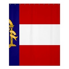 Flag Of Georgia, 1902-1906 Shower Curtain 60  X 72  (medium)  by abbeyz71