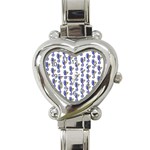 Seahorses Heart Italian Charm Watch