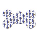 Seahorses Jewelry Dog Tag Bone (Two Sides)