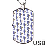 Seahorses Jewelry Dog Tag USB Flash (Two Sides)