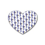 Seahorses Housewares Rubber Heart Coaster (4 pack)