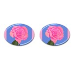 Roses Womens Fashion Cufflinks (Oval)