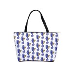 Seahorses Blue Gold Classic Shoulder Handbag