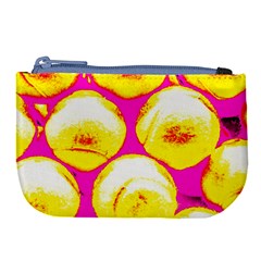 Pop Art Tennis Balls Large Coin Purse by essentialimage