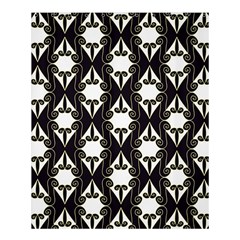 Abstract Seamless Pattern Graphic Black Shower Curtain 60  X 72  (medium)  by Vaneshart