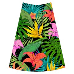 Tropical Greens Full Length Maxi Skirt by Sobalvarro