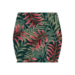 Trending Abstract Seamless Pattern With Colorful Tropical Leaves Plants Green Bodycon Skirt by Vaneshart