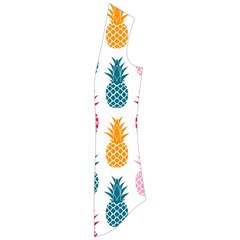Tropic Fruit Pineapple Seamless Pattern Design Vector Illustration Drape Collar Cardigan