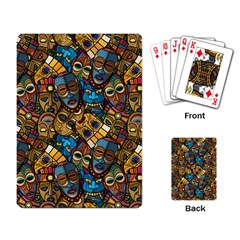 Voodoo Tribal Masks Playing Cards Single Design (rectangle) by trulycreative
