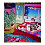 Christmas Ornaments and Gifts Shower Curtain 66  x 72  (Large)