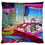 Christmas Ornaments and Gifts Large Flano Cushion Case (Two Sides)