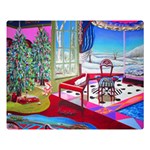 Christmas Ornaments and Gifts Double Sided Flano Blanket (Large)