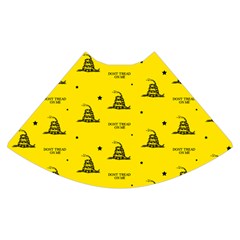 Gadsden Flag Don t Tread On Me Yellow And Black Pattern With American Stars High Waist Skirt by snek