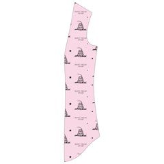 Gadsden Flag Standard Color Pink Gadsden Flag Pattern3 Stars K Gadsden Flag Pattern3 Black Background Drape Collar Cardigan by snek