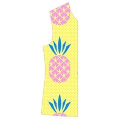 Summer Pineapple Seamless Pattern Kids  Double Breasted Button Coat by Sobalvarro